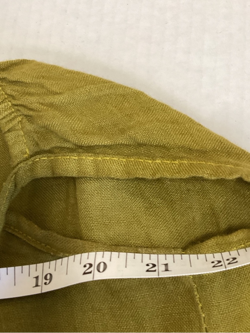 Women's Olive Green Wide-Leg Jumpsuit - Picture 10 of 11